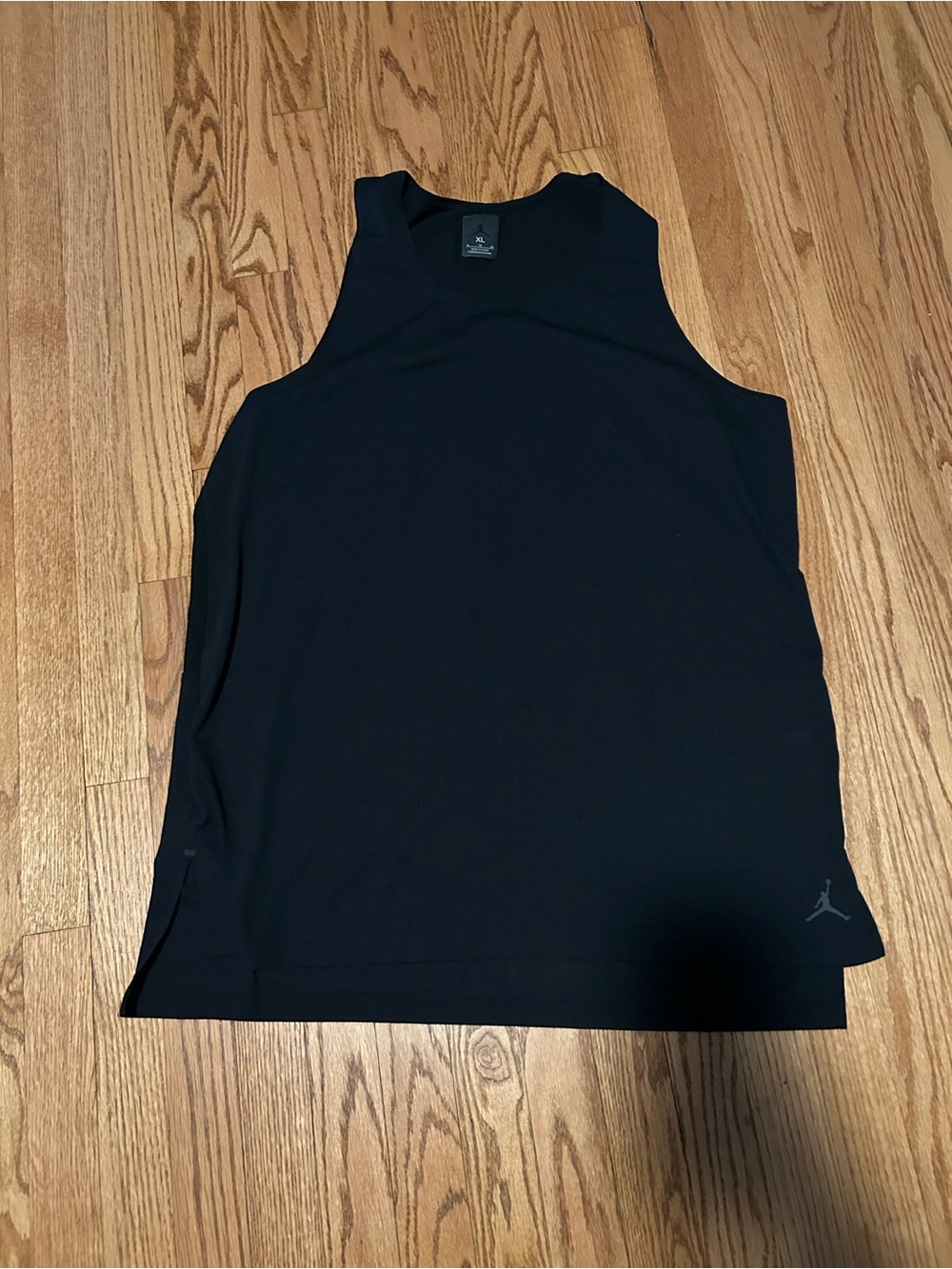 Jordan Black Men's Performance Tank with Subtle Jumpman